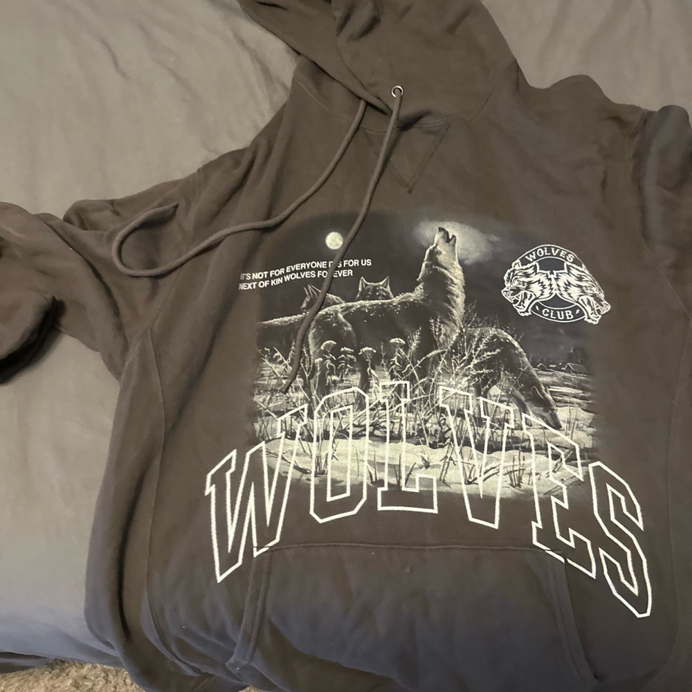 Darc Sport Wolves Graphic Hoodie - Brown